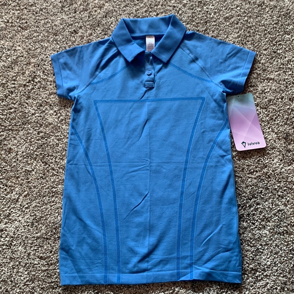 NEW Girls ivivva Lululemon Fly Tech Polo